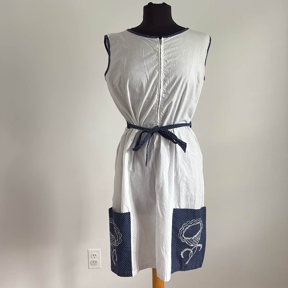 Vtg 60s Housedress Ilgwu Medium Small Union Made Housewife Country Kitchen